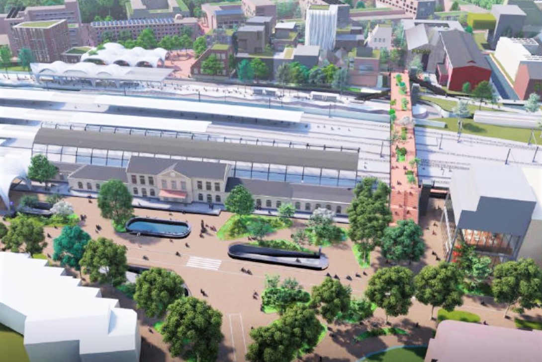 Loopbrug óver station Zwolle - WIN, magazine en nieuwsplatform van ...