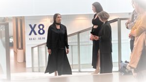 Wonderlijke verschijning in X-gebouw