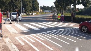 Zebrapad naar Zwolse campus
