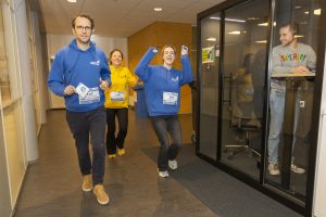 Serious Request: rennen door de gebouwen van Windesheim