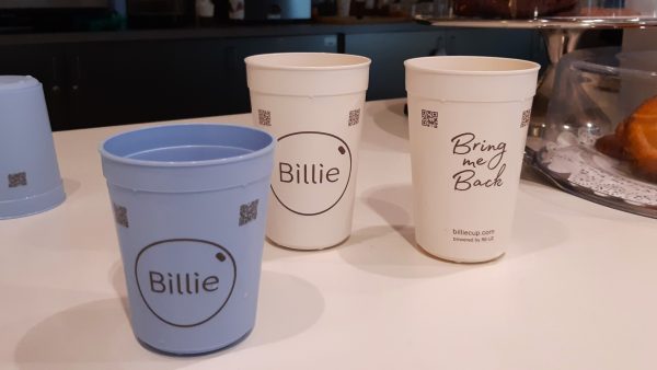 Billie Cups en muntjes onbruikbaar